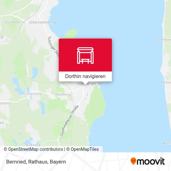 Bernried, Rathaus Karte