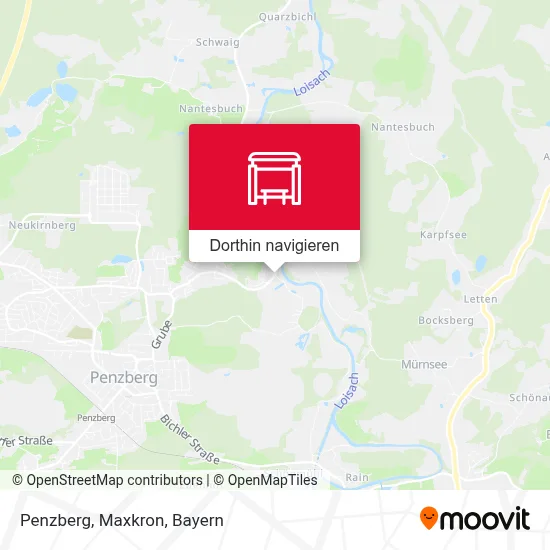 Penzberg, Maxkron Karte