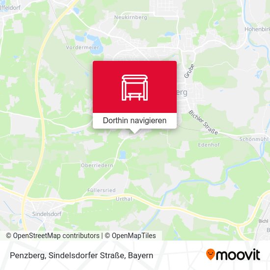 Penzberg, Sindelsdorfer Straße Karte