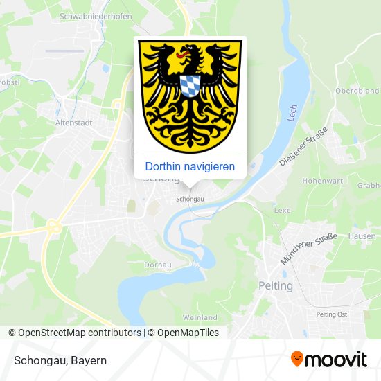 Schongau Karte