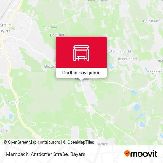 Marnbach, Antdorfer Straße Karte