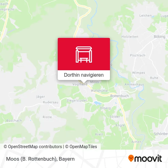 Moos (B. Rottenbuch) Karte