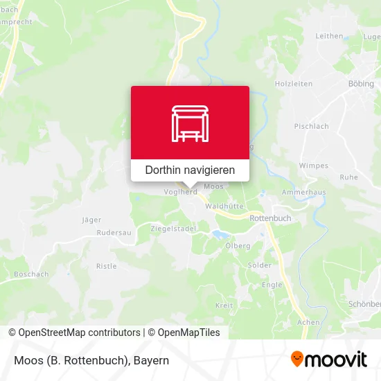 Moos (B. Rottenbuch) Karte