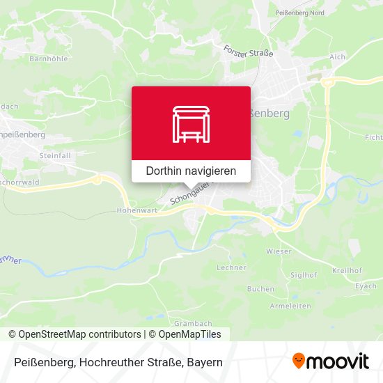 Peißenberg, Hochreuther Straße Karte