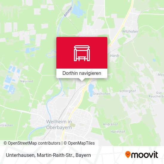 Unterhausen, Martin-Raith-Str. Karte