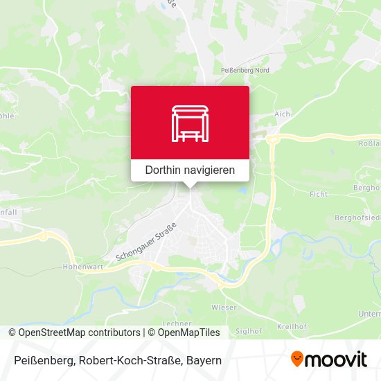 Peißenberg, Robert-Koch-Straße Karte