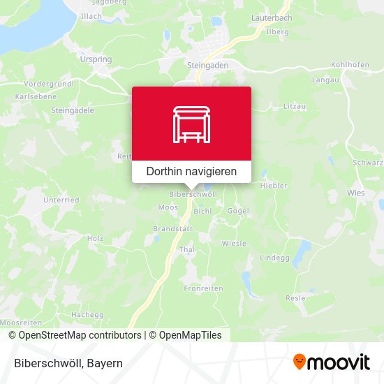 Biberschwöll Karte