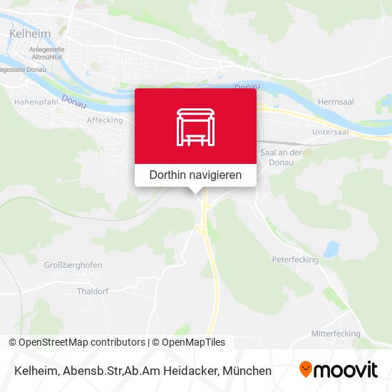Kelheim, Abensb.Str,Ab.Am Heidacker Karte