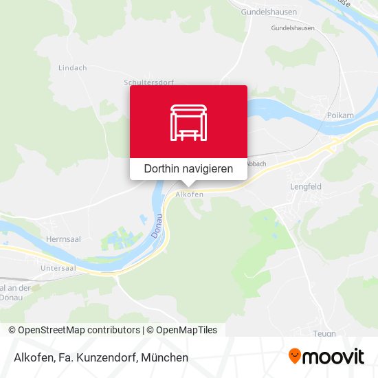 Alkofen, Fa. Kunzendorf Karte