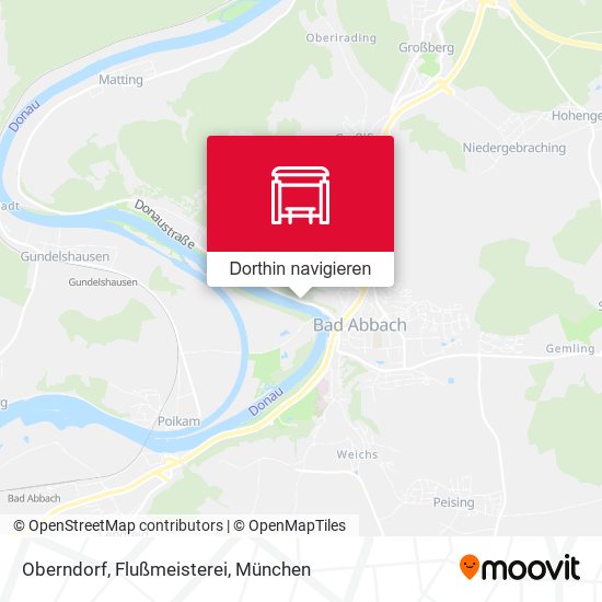 Oberndorf, Flußmeisterei Karte