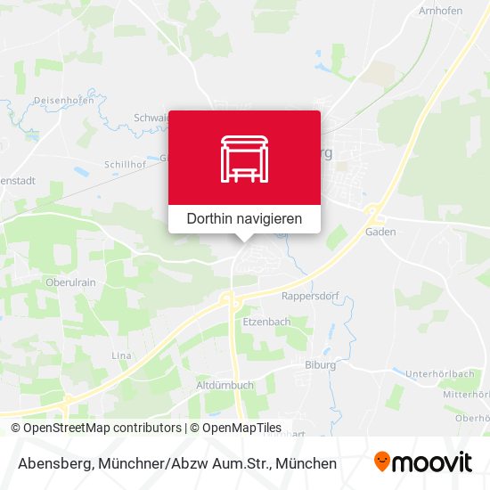 Abensberg, Münchner / Abzw Aum.Str. Karte