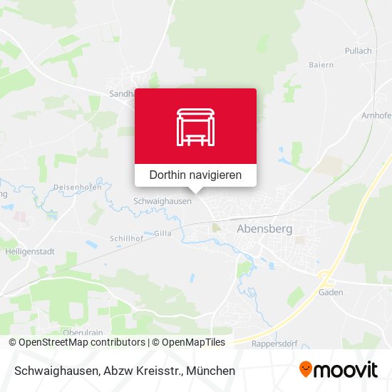 Schwaighausen, Abzw Kreisstr. Karte