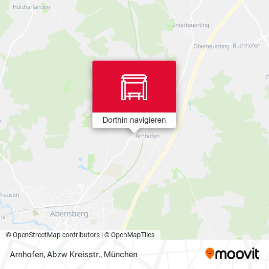 Arnhofen, Abzw Kreisstr. Karte