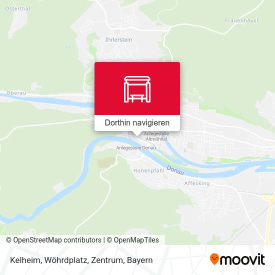Kelheim, Wöhrdplatz, Zentrum Karte