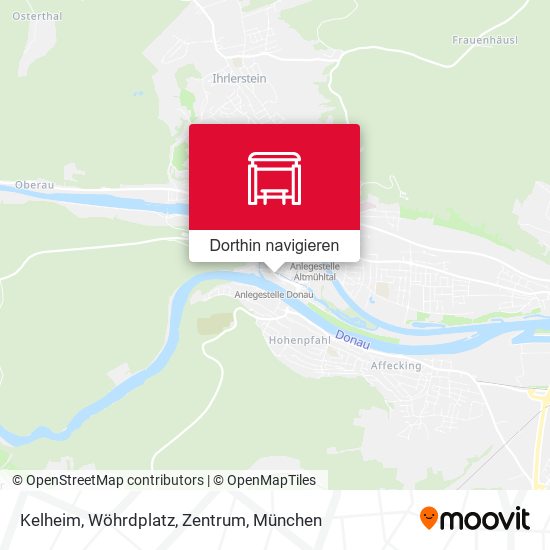 Kelheim, Wöhrdplatz, Zentrum Karte