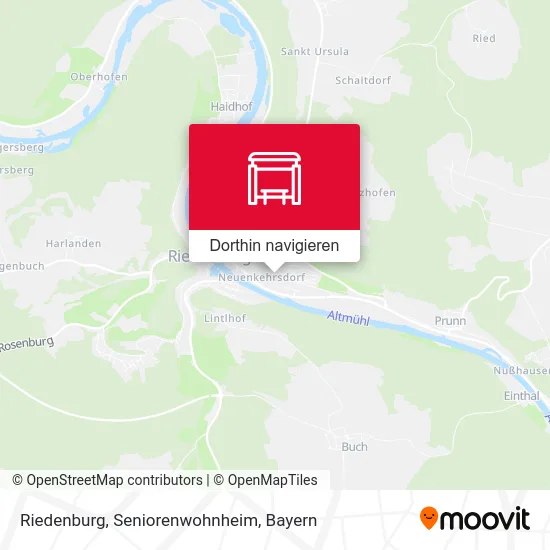 Riedenburg, Seniorenwohnheim Karte