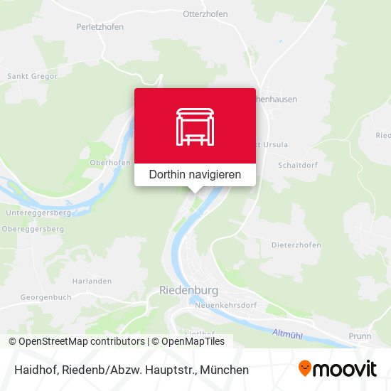 Haidhof, Riedenb / Abzw. Hauptstr. Karte