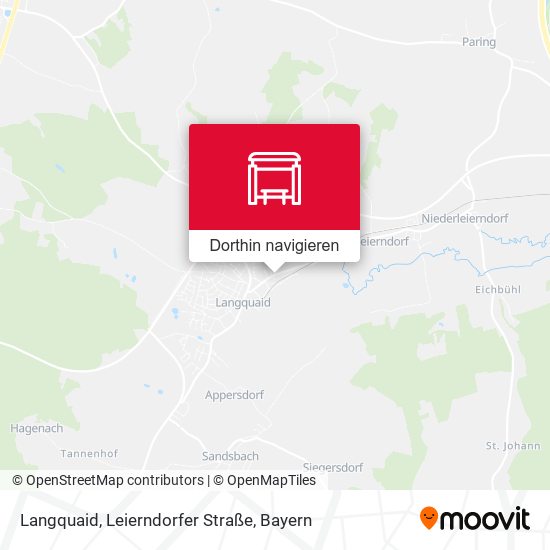 Langquaid, Leierndorfer Straße Karte