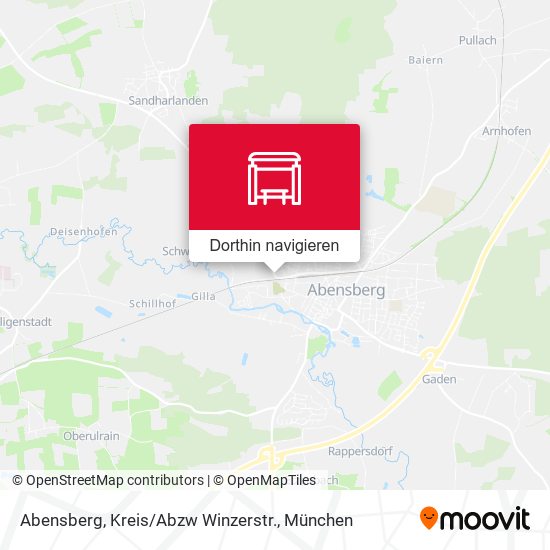 Abensberg, Kreis / Abzw Winzerstr. Karte