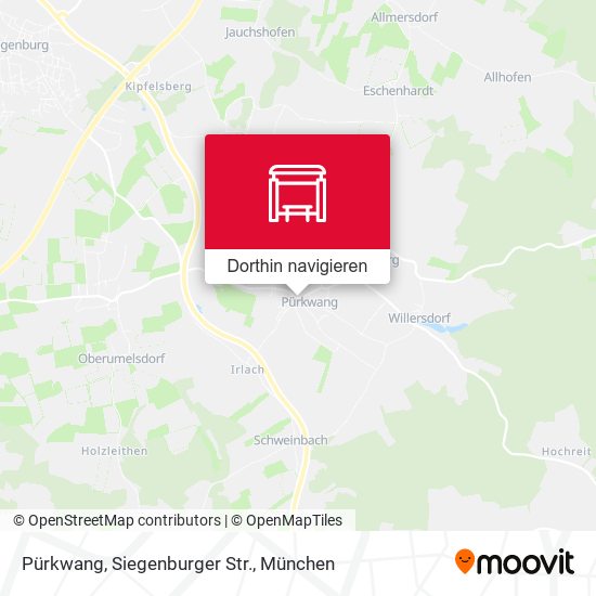 Pürkwang, Siegenburger Str. Karte
