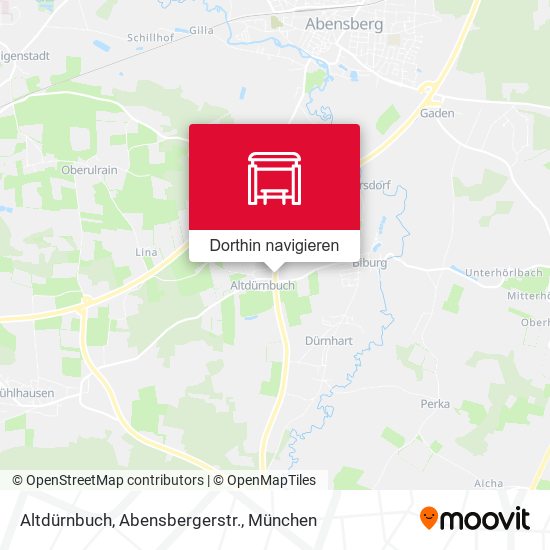 Altdürnbuch, Abensbergerstr. Karte
