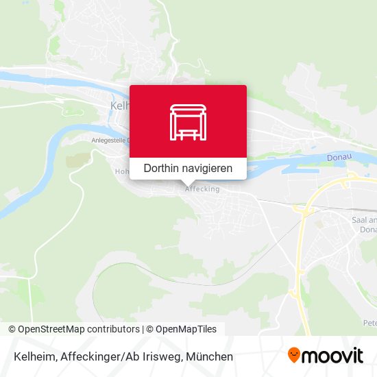 Kelheim, Affeckinger / Ab Irisweg Karte