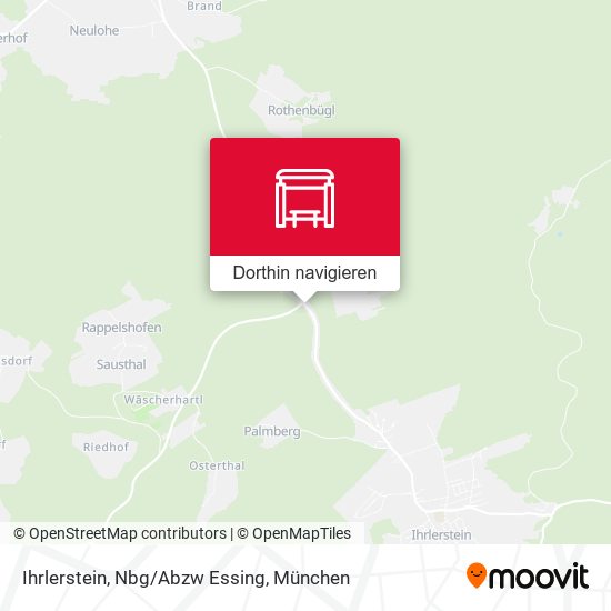Ihrlerstein, Nbg/Abzw Essing Karte