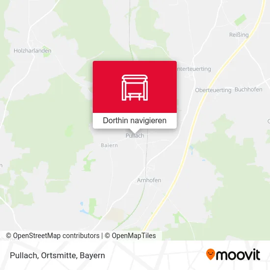 Pullach, Ortsmitte Karte