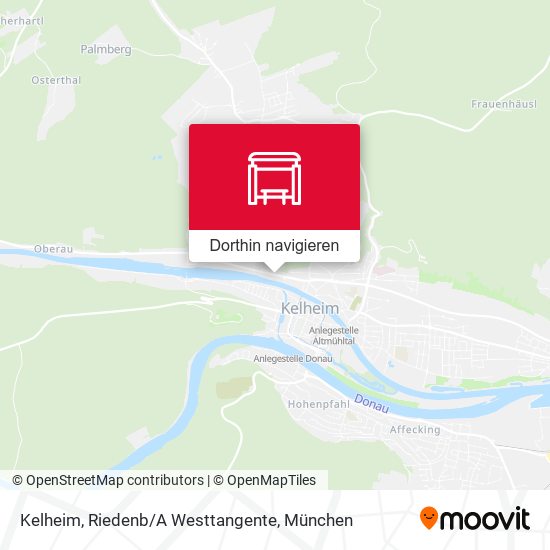 Kelheim, Riedenb / A Westtangente Karte