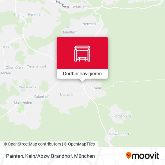 Painten, Kelh/Abzw Brandhof Karte