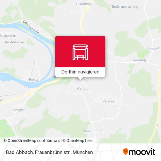 Bad Abbach, Frauenbrünnlstr. Karte