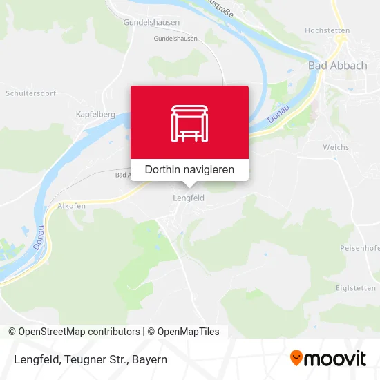 Lengfeld, Teugner Str. Karte