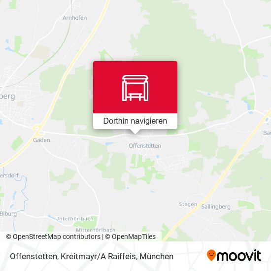 Offenstetten, Kreitmayr / A Raiffeis Karte