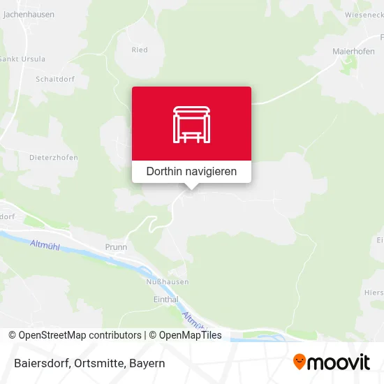 Baiersdorf, Ortsmitte Karte