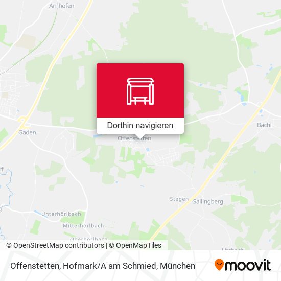 Offenstetten, Hofmark / A am Schmied Karte