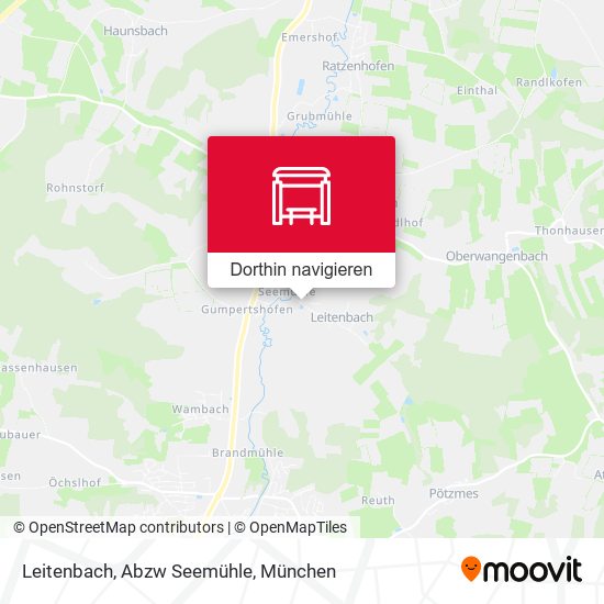 Leitenbach, Abzw Seemühle Karte
