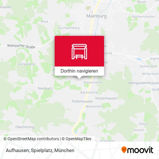 Aufhausen, Spielplatz Karte