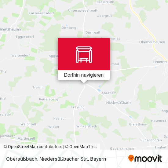 Obersüßbach, Niedersüßbacher Str. Karte