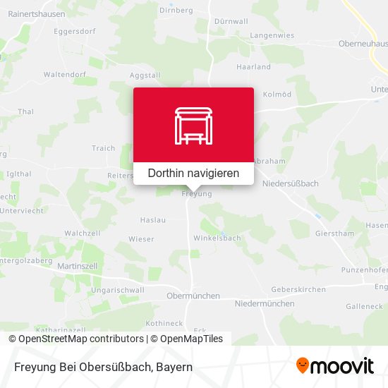 Freyung Bei Obersüßbach Karte