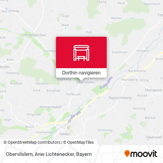 Obervilslern, Anw Lichtenecker Karte