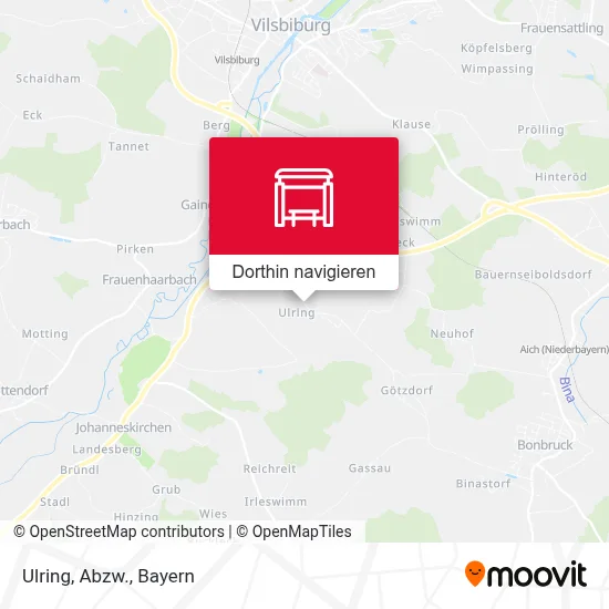 Ulring, Abzw. Karte