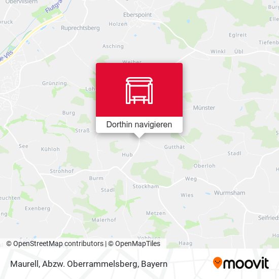 Maurell, Abzw. Oberrammelsberg Karte