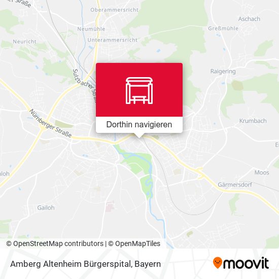 Amberg Altenheim Bürgerspital Karte