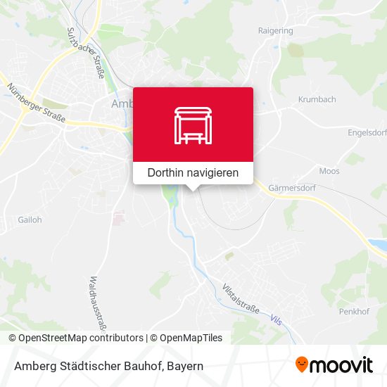 Amberg Städtischer Bauhof Karte