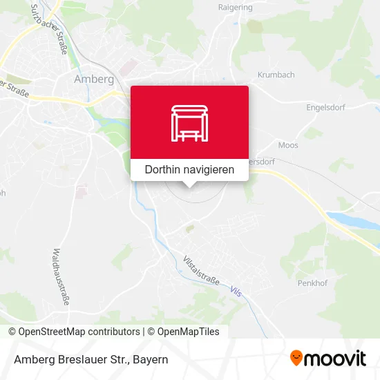 Amberg Breslauer Str. Karte