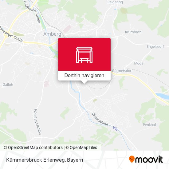 Kümmersbruck Erlenweg Karte