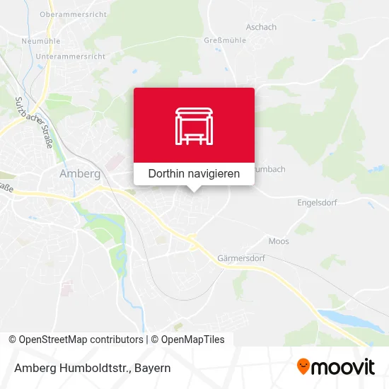 Amberg Humboldtstr. Karte