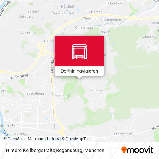 Hintere Keilbergstraße,Regensburg Karte
