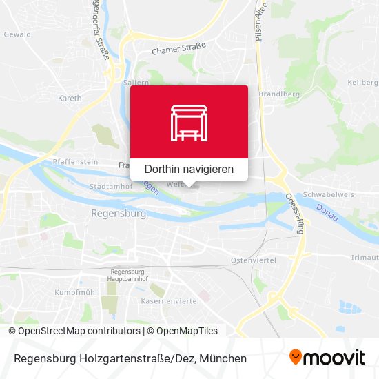 Regensburg Holzgartenstraße / Dez Karte