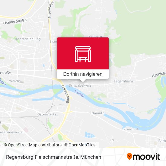 Regensburg Fleischmannstraße Karte